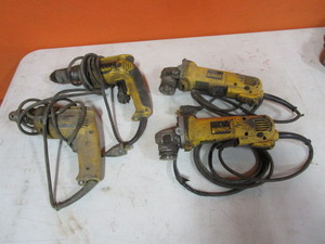 lot 46 image: DeWalt Drills & Grinders