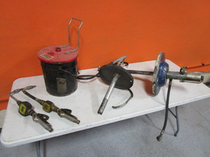 lot 52 image: Oil Metering Dispensers, Barrel & Bucket Pumps