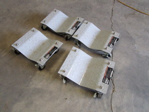 lot 66 image: (4) Wheel Dollies
