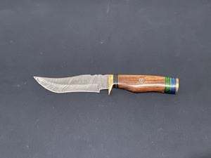 Custom Damascus Steel Hunting Knife