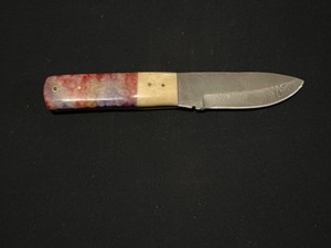 Custom Damascus Steel Blade Knife