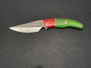 Custom Damascus Steel Blade Knife
