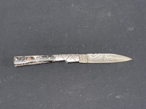 Custom Damascus Steel Blade Folding Pocket Knife