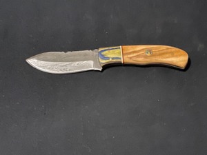 Custom Damascus Steel Blade Knife