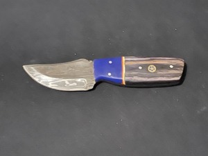 Custom Damascus Steel Blade Skinner Knife