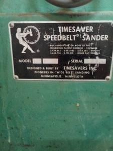 Time saver speedbelt Sander