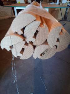 oak chair rail