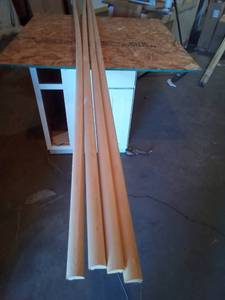 poplar chair rail