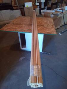 oak chair rail