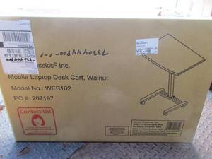 lot 99 image: Mobile Laptop Desk Cart