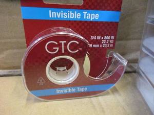 lot 49 image: Invisible Tape