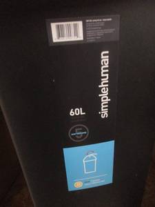 lot 122 image: SimpleHuman Swing Lid Can