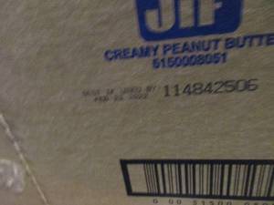 lot 137 image: Single Serve Peanut Butter