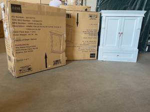 Lot of 3 Medicine Cabinets various models customer returns see pictures
