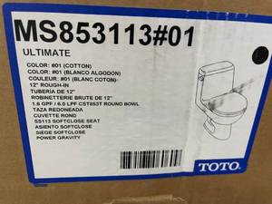 Ultimate One Piece Round 1.6 GPF Toilet with Gravity Flush System - Seat  Missing tank top review puctures