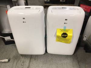 Lot of 2 of assorted  Portable Air Conditioner with Dehumidifier Function by LG Electronics Customer Returns See Pictures