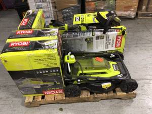 Lot of Assorted Ryobi Power Tools Various Models and Conditions Customer Returns See Pictures