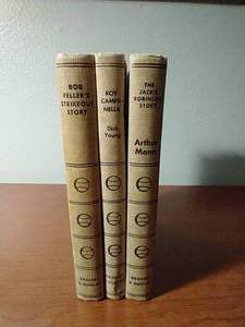 3 Vintage Baseball Books - All About HOFers