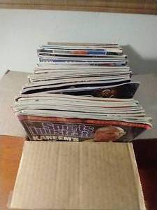 Box of Old Sports Illustrated Magazines