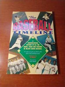 Baseball Timeline - Awesome Oversized Foldout Book