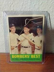 1963 Topps Bombers Best Mantle Card
