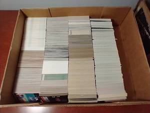 Boot Box Full of Vintage Cards