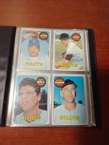 1969 Topps Seattle Pilots Full Team Set
