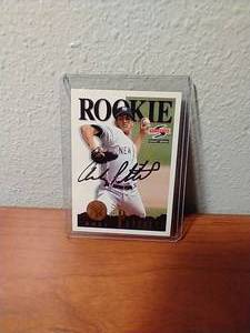 Signed Andy Pettitte Rookie Card