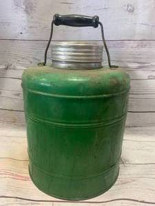 lot 1 image: Antique Thermos (Approx. 12 Tall)
