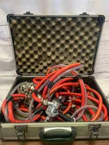 lot 10 image: Aluminum Case with Beer Taps & Hose
