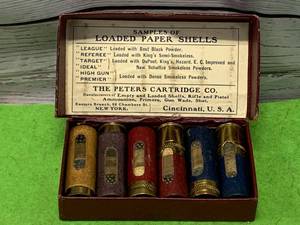 lot 47 image: Peters Vintage Salesman Sample Shotgun Shells