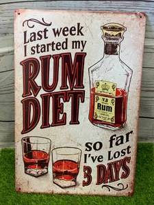 lot 62 image: Man Cave Metal Sign 8 X 12
