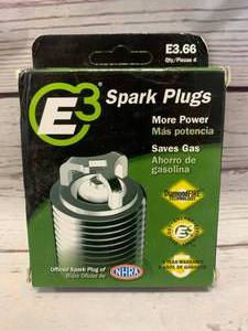 lot 63 image: E3 Spark Plugs Gas Saving E 3.66 ($49 on Amazon)