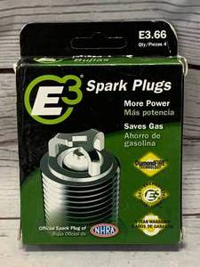 lot 64 image: E3 Spark Plugs Gas Saving E 3.66 ($49 on Amazon)