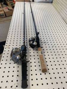 lot 82 image: Lot of 2 Fishing Rods