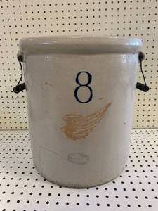 lot 83 image: Red Wing 8 Gallon Stoneware Crock