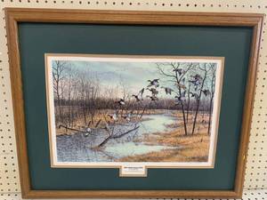 lot 97 image: Ducks Unlimited Signed & Numbered Artwork 25 X 31