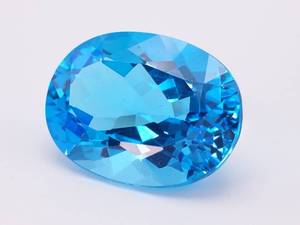lot 14C image: 28.43 Carat Award Winning Designer Cut Topaz Loose Gemstone