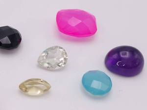 lot 63 image: 34 Carats of Natural Gemstones Opal, Topaz, Oynx, Amethyst, and More
