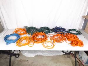 lot 35 image: Large Lot of Extension Cords