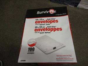 Survivor Red Strip Envelopes 100 co...