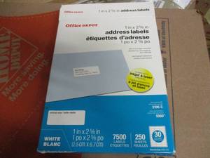 Office Depot Address Labels 7500 l...