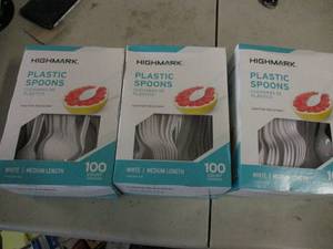300 Highmark Plastic Spoons...