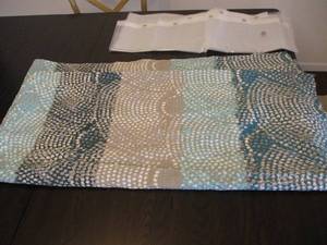 Threshold Shower Curtain with a sho...