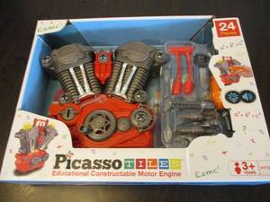 Picasso Tiles Educational Constructable Motor Engine