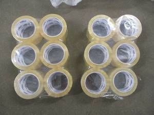 12 rolls of Tape Logic Clear Tape...