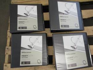 4 Office Depot Heavy Duty 3 Ring Vi...