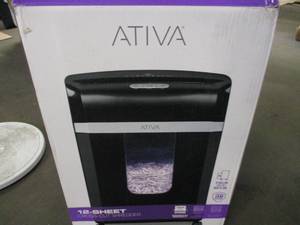 Ativa 12 Sheet Cross Cut Shredder ...