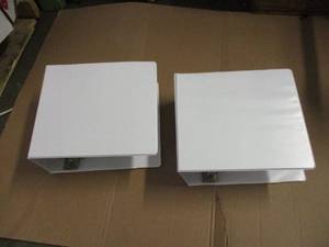 2 - 5 Thick 3 Ring Binders retail...