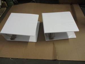 2 - 5 Thick 3 Ring Binders retail...